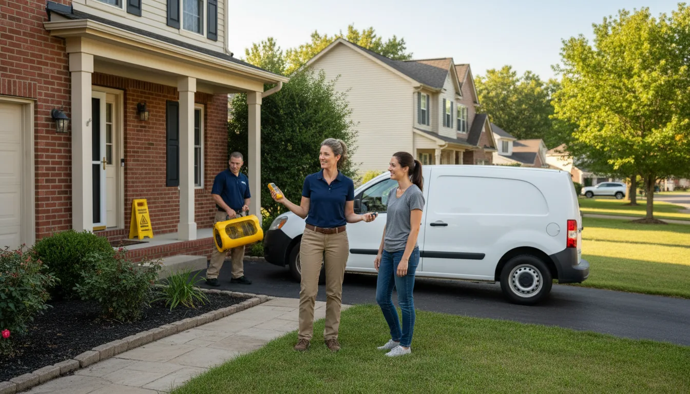 Water restoration image for Mold Remediation in Wayland, OH